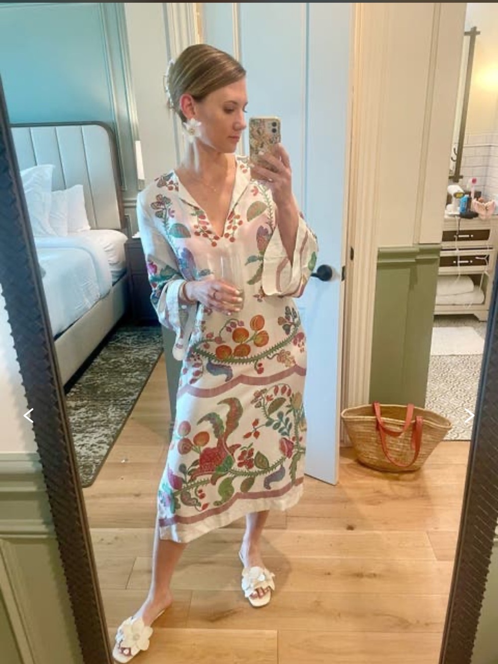 La DoubleJ Kaftan Dress in Grenadilla Placée